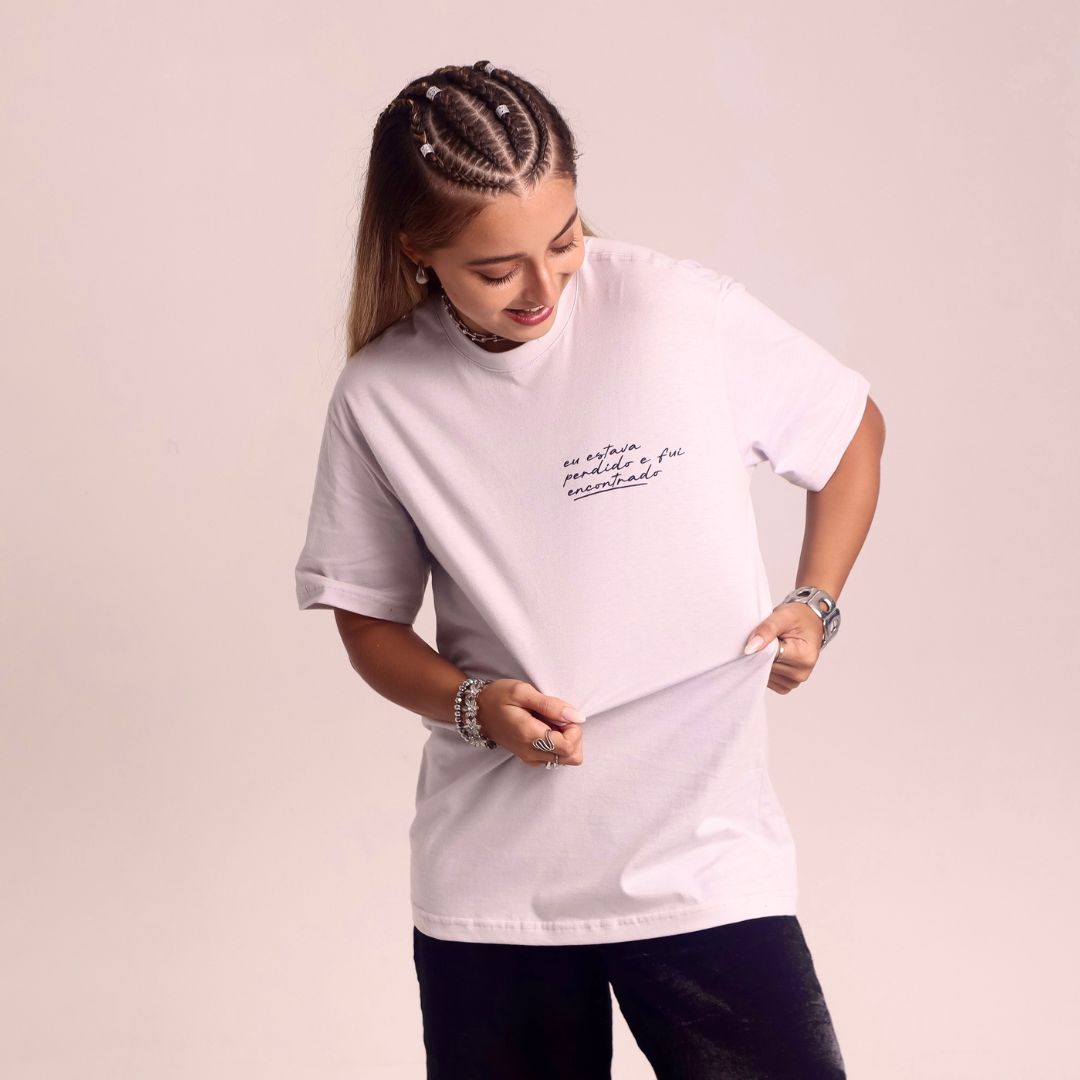 T-shirt Branca Unissex “I WANTED”