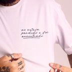 T-shirt Branca Unissex “I WANTED”