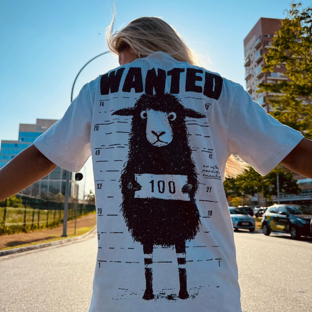 T-shirt Branca Unissex “I WANTED”