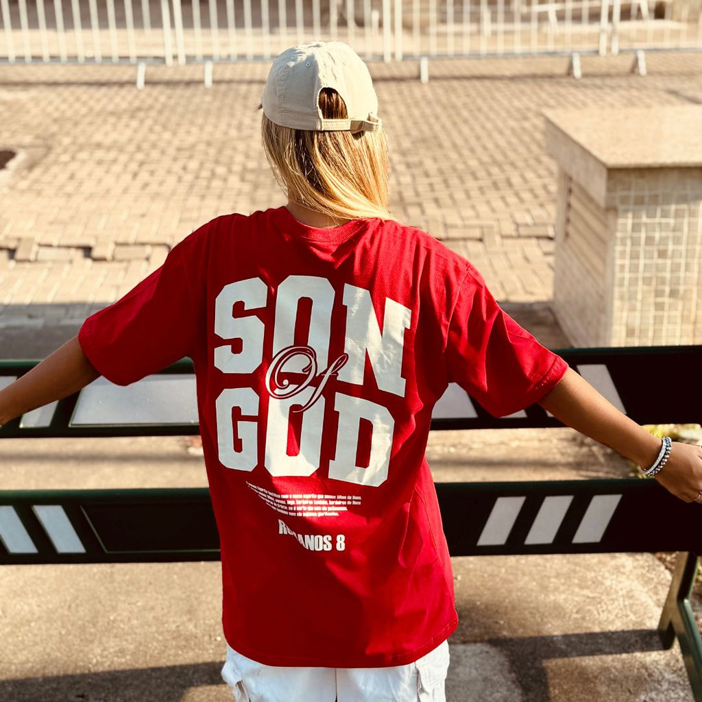 T-shirt Vermelha Unissex “Son of God”