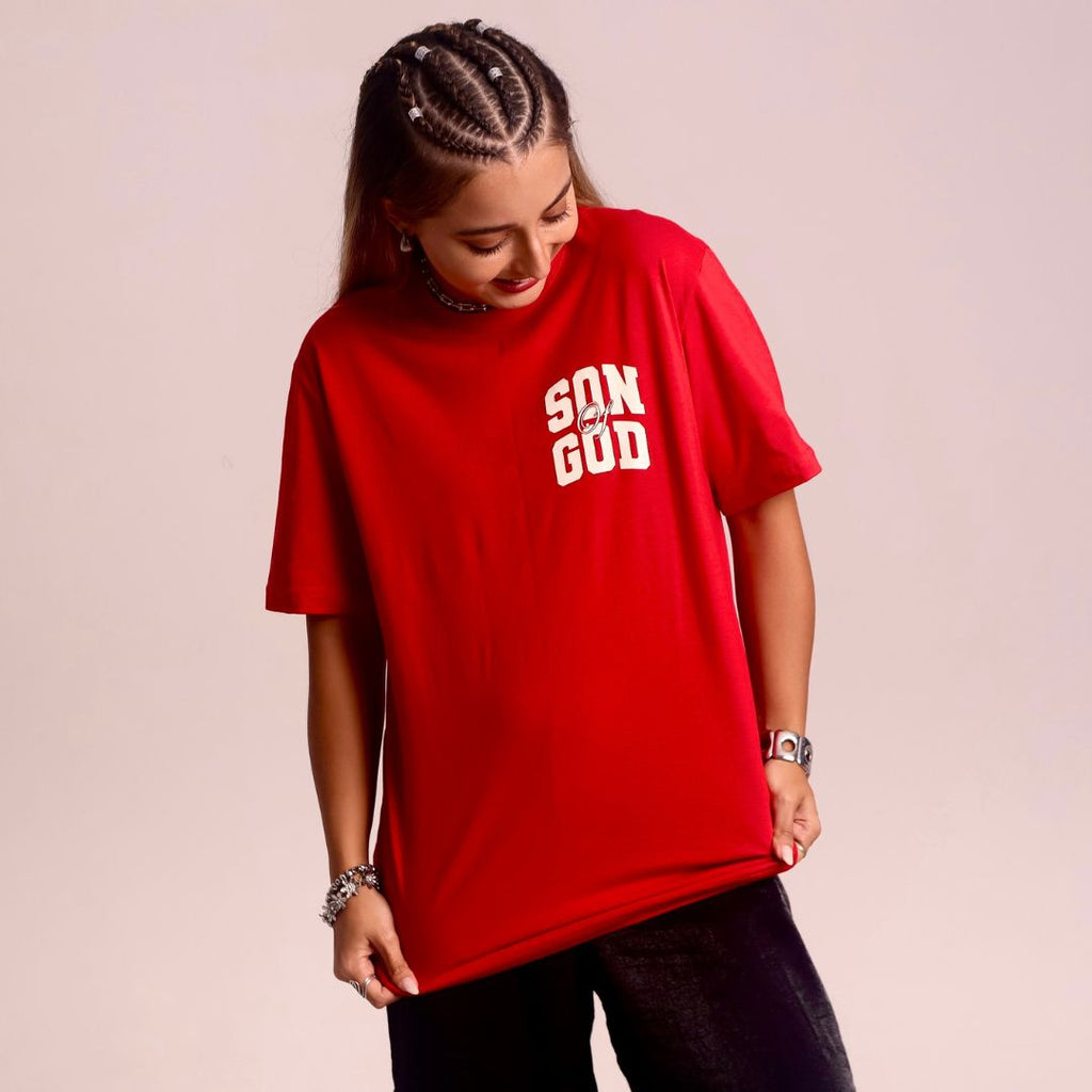 T-shirt Vermelha Unissex “Son of God”