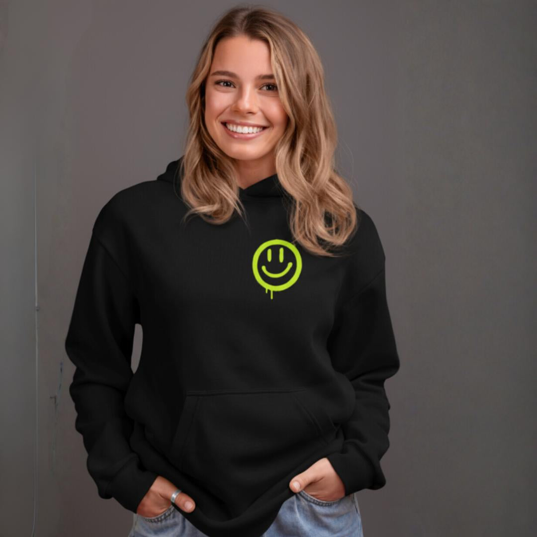 Hoodie Preto JESUS MAKE ME SMILE