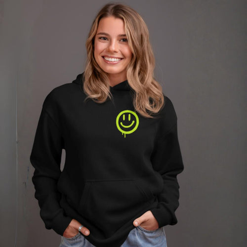 Hoodie Preto JESUS MAKE ME SMILE